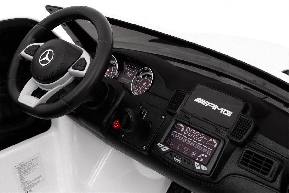 Samochód AUTO na akumulator Mercedes Benz GLS 63 AMG 4WD Lakierowany Biały Samochód AUTO na akumulator Mercedes Benz GLS 63 AMG 4WD Lakierowany Biały