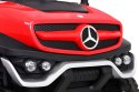 Pojazd Mercedes BENZ UNIMOG Czerwony