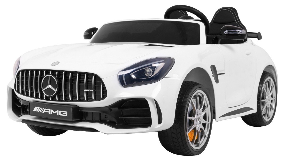 Samochód AUTO na akumulator Mercedes-Benz GT R 4x4 Lakierowany Biały Samochód AUTO na akumulator Mercedes-Benz GT R 4x4 Lakierowany Biały