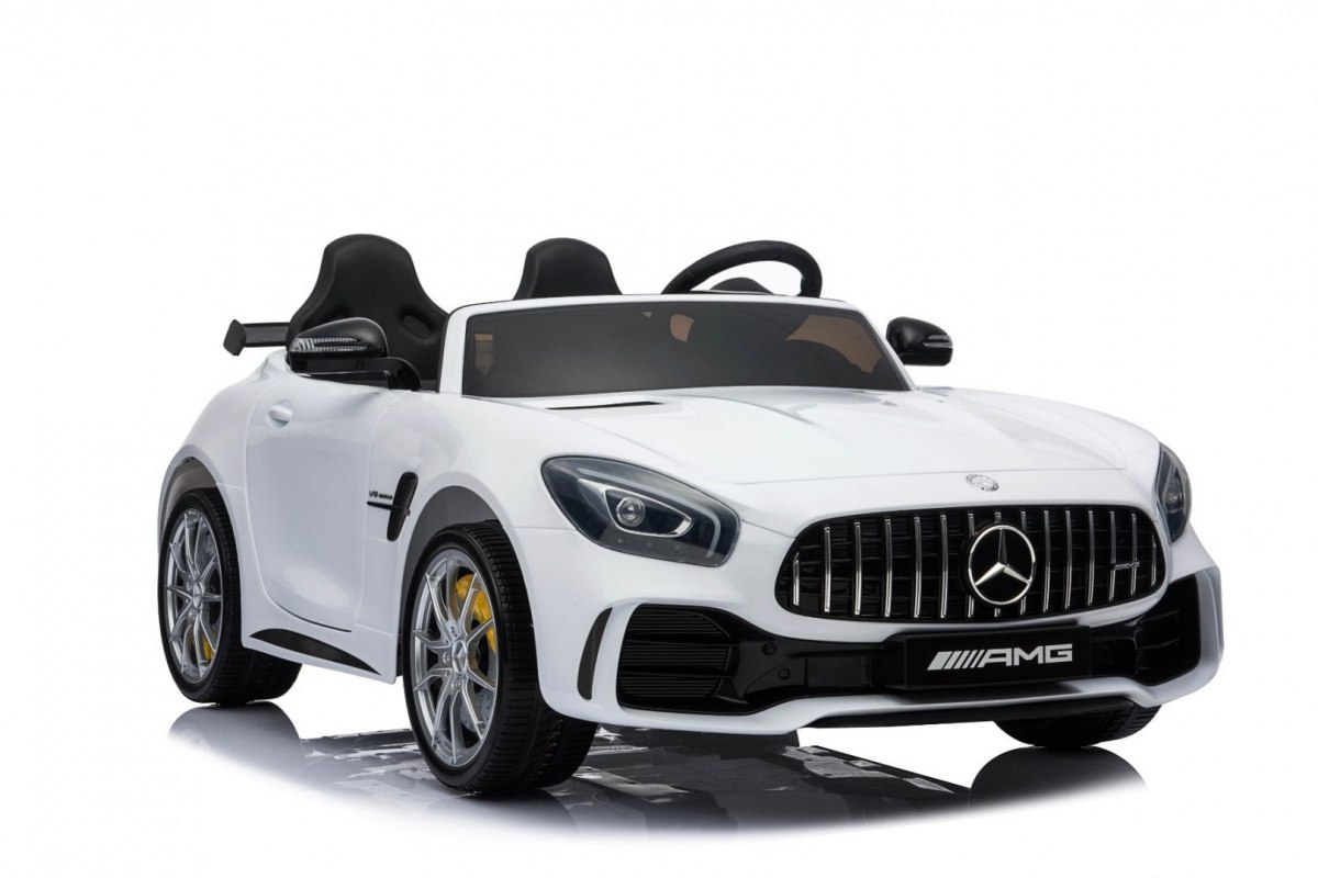 Samochód AUTO na akumulator Mercedes-Benz GT R 4x4 Lakierowany Biały Samochód AUTO na akumulator Mercedes-Benz GT R 4x4 Lakierowany Biały