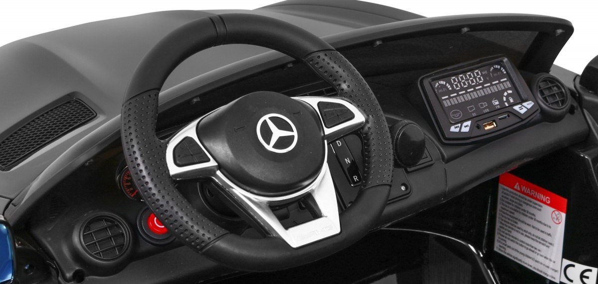 Samochód AUTO na akumulator Mercedes-Benz GT R 4x4 Lakierowany Czarny Samochód AUTO na akumulator Mercedes-Benz GT R 4x4 Lakierowany Czarny