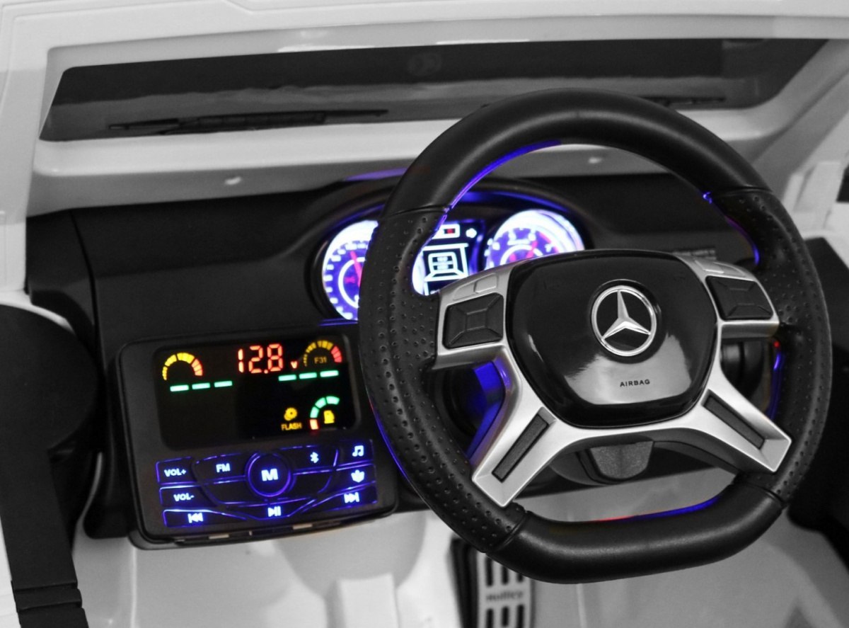 Samochód AUTO  na akumulator Mercedes G63 6x6 Biały