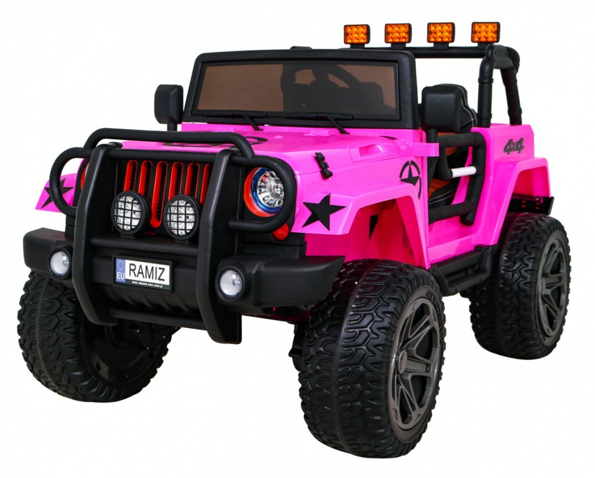 Pojazd Monster Jeep 4x4 Różowy Pojazd Monster Jeep 4x4 Różowy