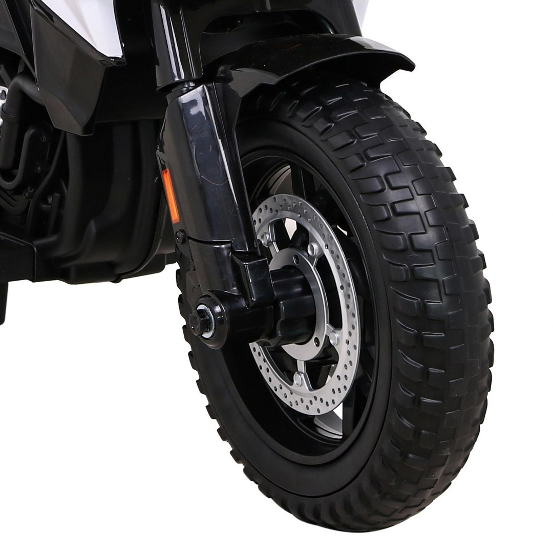 Cross Motor elektryczny na akumulator dla dzieci BMW F850 GS Biały Cross Motor elektryczny na akumulator dla dzieci BMW F850 GS Biały