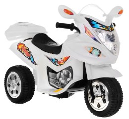Motor elektryczny na akumulator jeździk motorek dla dzieci Biały