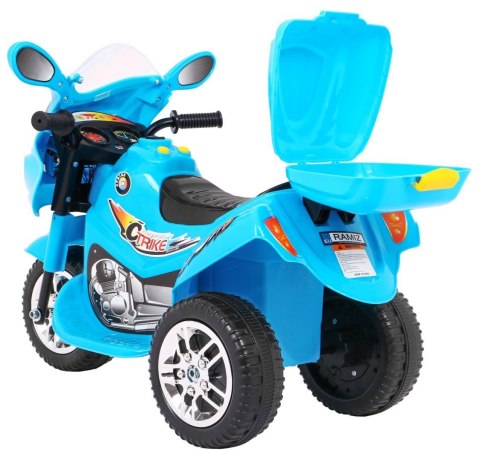 Motor elektryczny na akumulator jeździk motorek dla dzieci Niebieski
