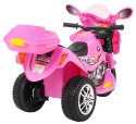 Motor elektryczny na akumulator jeździk motorek dla dzieci Różowy