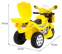 Motor elektryczny na akumulator jeździk motorek dla dzieci Żółty