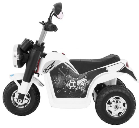 Motor mototek elektryczny jeździk na akumualto MiniBike Biały
