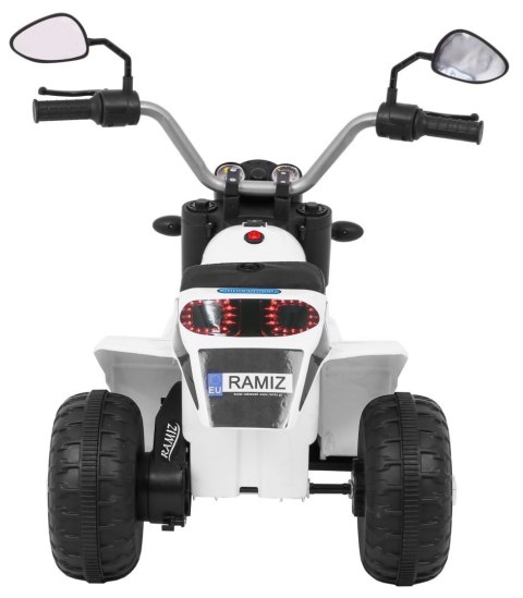 Motor mototek elektryczny jeździk na akumualto MiniBike Biały