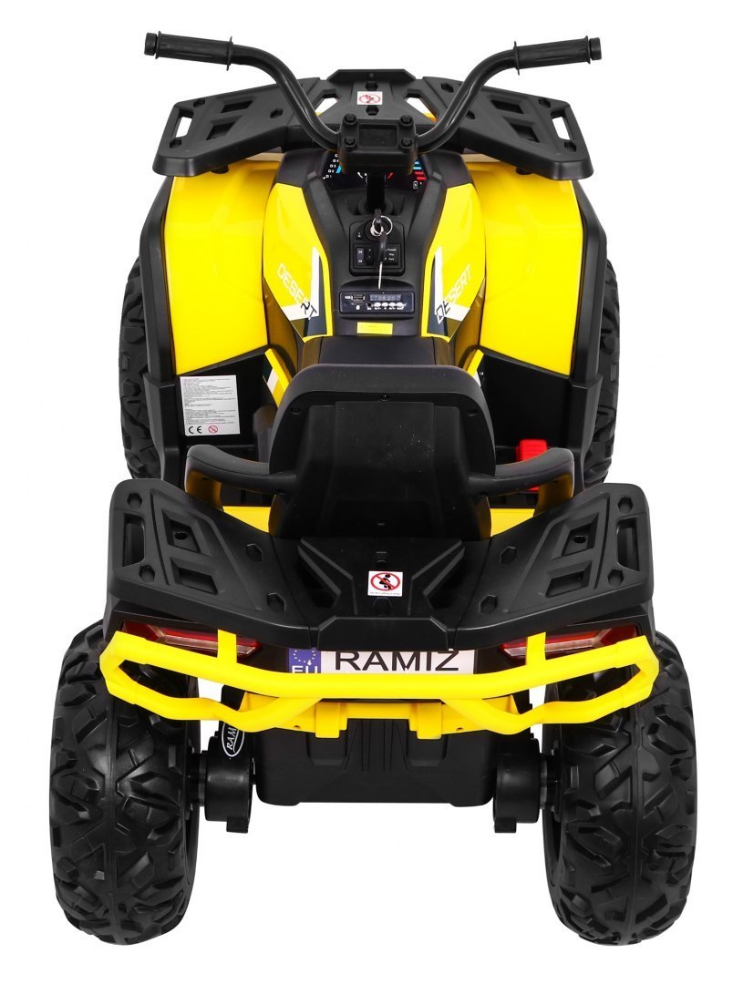 Quad elektryczny na akumulator ATV Desert Żółty Quad elektryczny na akumulator ATV Desert Żółty