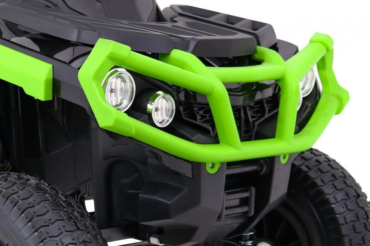 Pojazd Quad ATV Pompowane Koła Czarno-Zielony Pojazd Quad ATV Pompowane Koła Czarno-Zielony
