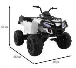 Quad elektryczny na akumulator  XL ATV Biały