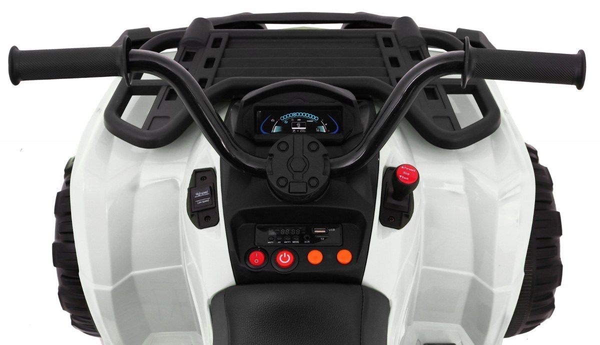 Quad elektryczny na akumulator XL ATV Biały Quad elektryczny na akumulator XL ATV Biały