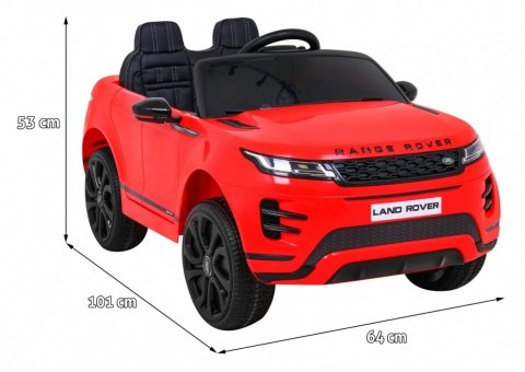 Samochód AUTO na akumulator Range Rover Evoque Czerwony Samochód AUTO na akumulator Range Rover Evoque Czerwony