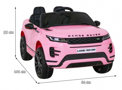 Samochód AUTO  na akumulator Range Rover Evoque Różowy