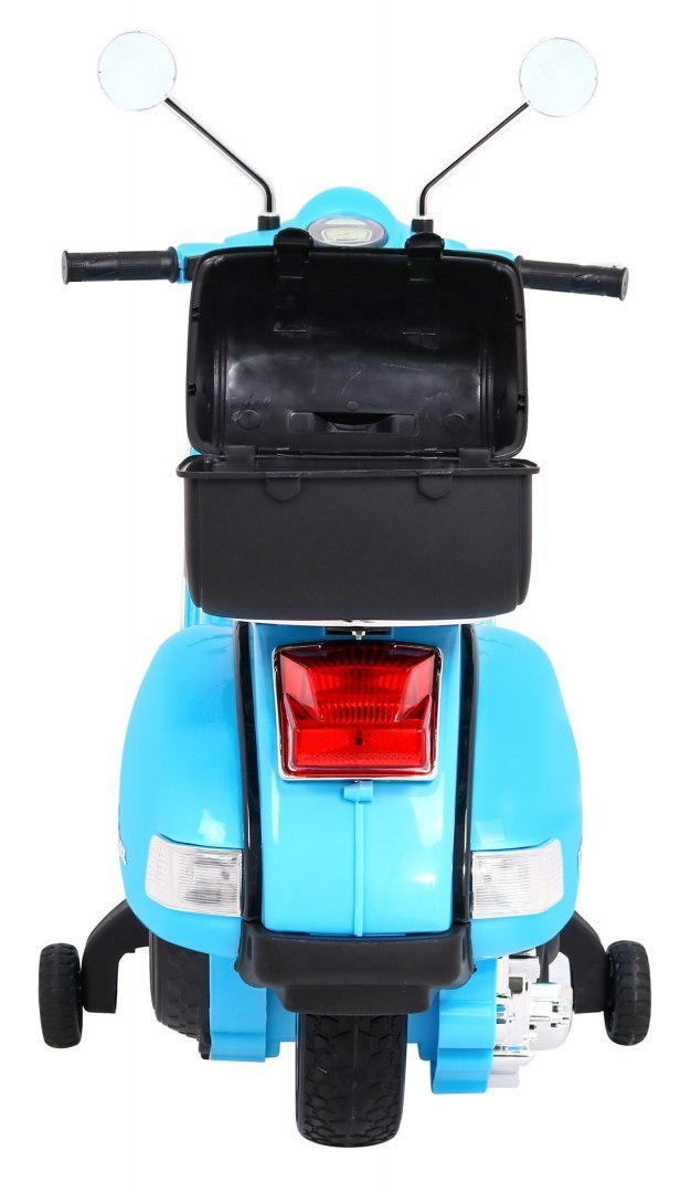 Samochód AUTO na akumulator Skuter Vespa Niebieski Samochód AUTO na akumulator Skuter Vespa Niebieski