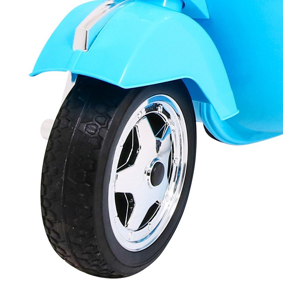 Samochód AUTO na akumulator Skuter Vespa Niebieski Samochód AUTO na akumulator Skuter Vespa Niebieski