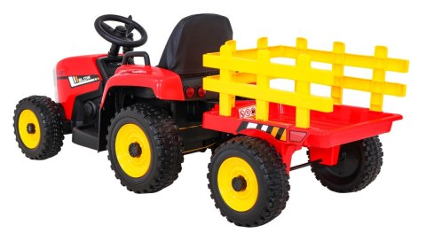 +przyczepa Traktor elektryczny na akumulator dla dzieci BLOW +przyczepa Traktor elektryczny na akumulator dla dzieci BLOW