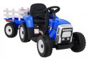 Samochód AUTO  na akumulator Traktor z Przyczepą BLOW Niebieski