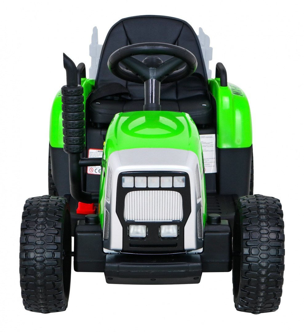 Samochód AUTO  na akumulator Traktor z Przyczepą BLOW Zielony
