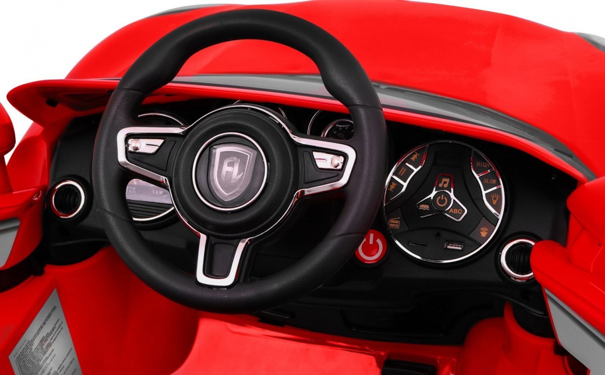 Samochód AUTO na akumulator Turbo-S Czerwony Samochód AUTO na akumulator Turbo-S Czerwony