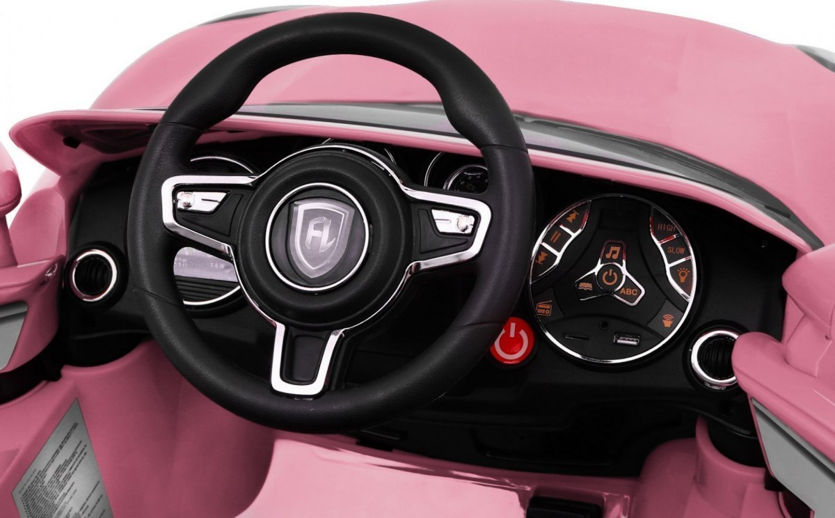 Samochód AUTO  na akumulator Turbo-S Różowy