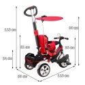 Rowerek SporTrike KR03 EVA Czerwony