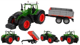 Traktor z naczepą Zdalnie sterowany model 1:16 kiprowanie + Dźwięki