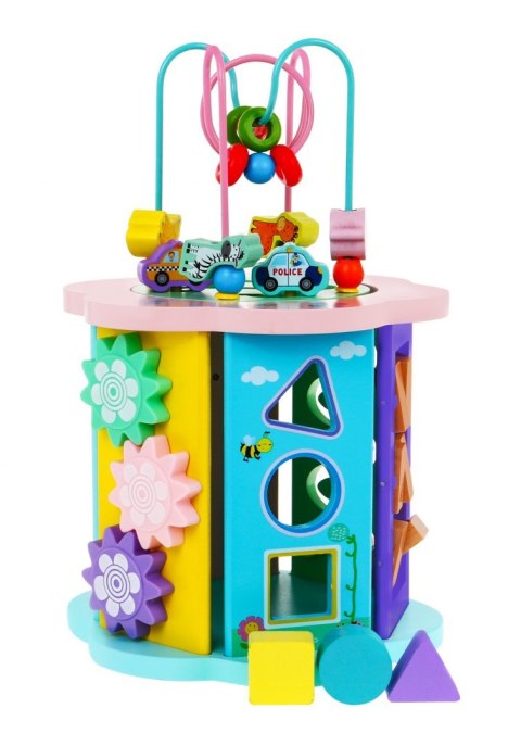 8w1 sensoryczna sorter klocki puzzle  wędka Kostka z Drewna zegar