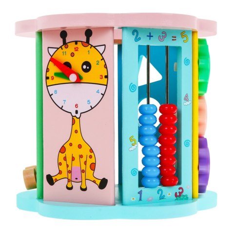 8w1 sensoryczna sorter klocki puzzle  wędka Kostka z Drewna zegar