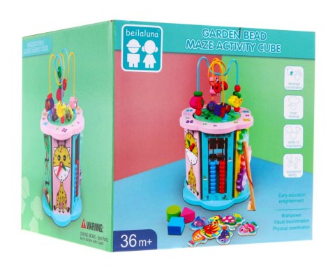 8w1 sensoryczna sorter klocki puzzle  wędka Kostka z Drewna zegar