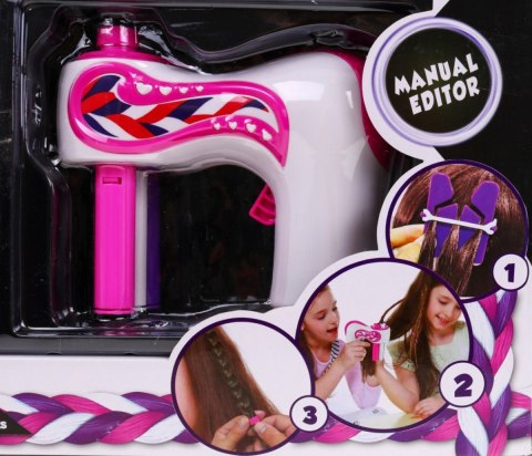 Zestaw do zaplatania warkoczyków Maszynka do włosów + Akcesoria