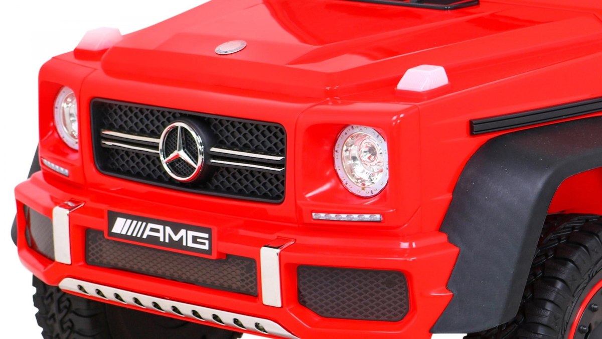 Samochód AUTO  na akumulator Mercedes G63 6x6 AMG Czerwony