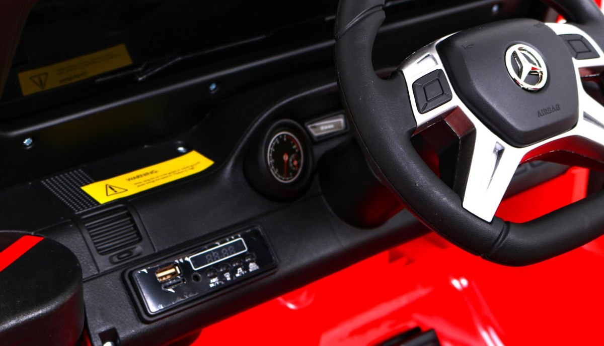 Samochód AUTO  na akumulator Mercedes G63 6x6 AMG Czerwony