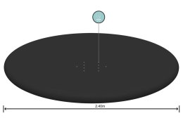 Bestway Pokrywa na basen rozporowy 244 cm 58032