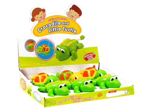 Wesoła zabawka do kąpieli ŻÓŁW, KROKODYL ZA0592