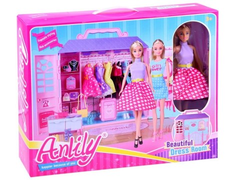 Anlily Lalka domek SZAFA garderoba ubranka ZA2228 Anlily Lalka domek SZAFA garderoba ubranka ZA2228