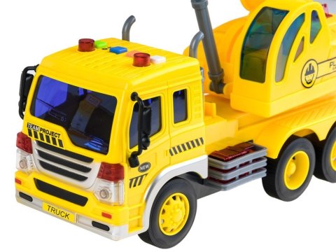 Auto DŹWIG pojazdy budowlane światło dźwięk ZA2203