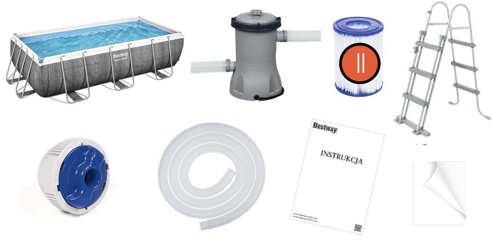 Bestway Basen stelażowy 404x201x100cm 10w1 56721 Bestway Basen stelażowy 404x201x100cm 10w1 56721