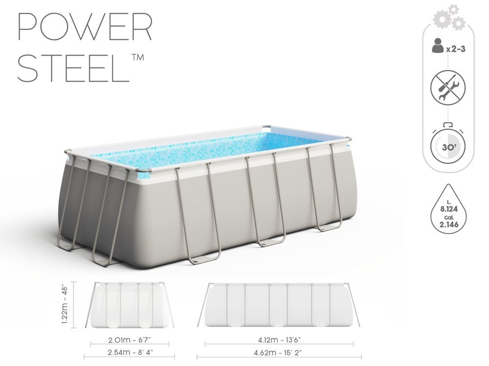 Bestway Basen stelażowy 412x201x122cm 10w1 56457 Bestway Basen stelażowy 412x201x122cm 10w1 56457