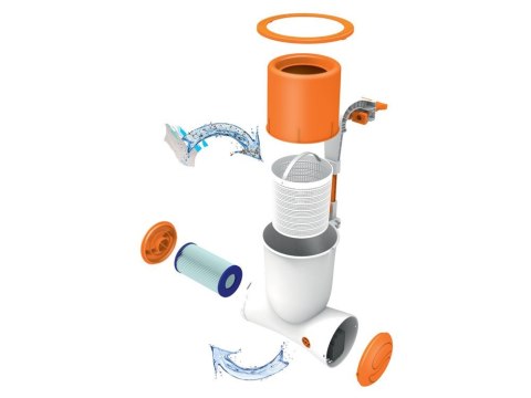 Bestway pompa filtrująca SKIMATIC skimmer 58462