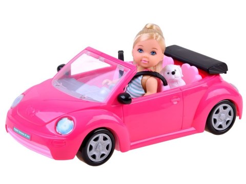 Anlily Lalka Kiki Love z pieskiem w aucie ZA2805