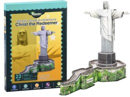 Puzzle dla dzieci bajkowe bajki  3D Jezus z Rio de Janeiro 22 ele ZA2903