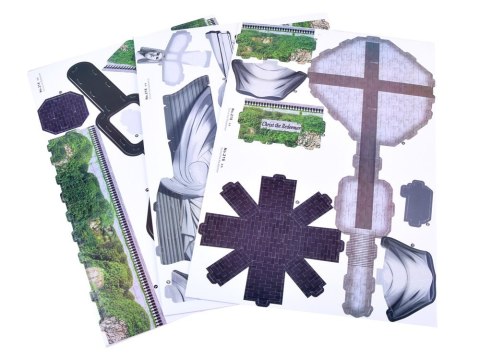 Puzzle dla dzieci bajkowe bajki  3D Jezus z Rio de Janeiro 22 ele ZA2903