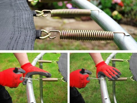 2w1 Trampolina ogrodowa SKYFLYER RING 2w1 244cm 8FT