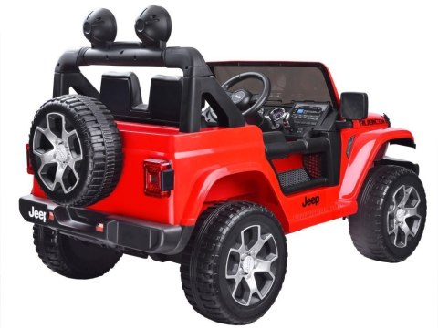 4x4 skóra PILOT Autko na akumulator Jeep Wrangler Rubicon PA0223 4x4 skóra PILOT Autko na akumulator Jeep Wrangler Rubicon PA0223
