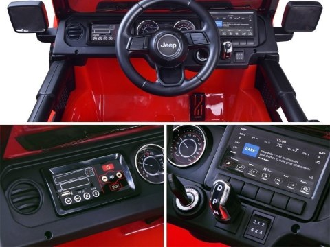 4x4 skóra PILOT Autko na akumulator Jeep Wrangler Rubicon PA0223 4x4 skóra PILOT Autko na akumulator Jeep Wrangler Rubicon PA0223