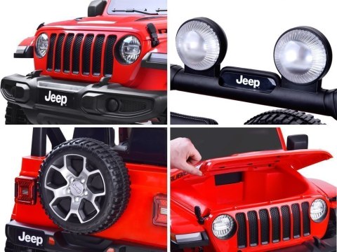 4x4 skóra PILOT Autko na akumulator Jeep Wrangler Rubicon PA0223 4x4 skóra PILOT Autko na akumulator Jeep Wrangler Rubicon PA0223