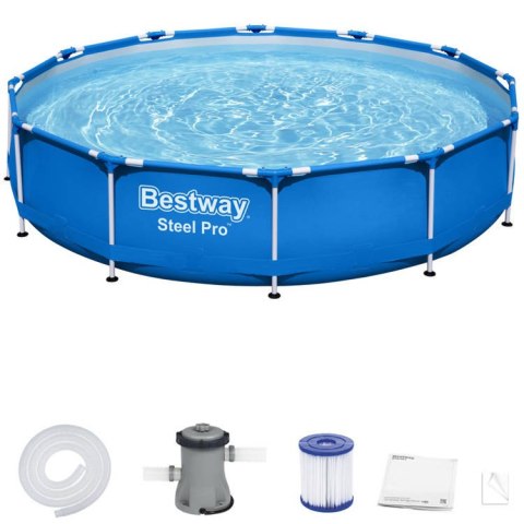 Bestway Basen stelażowy 366cm x 76cm 8w1 56403